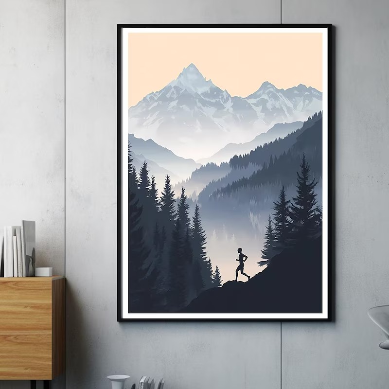Minimalist Outdoor Adventure C - đánh giá và giá Sports Equipment Poster