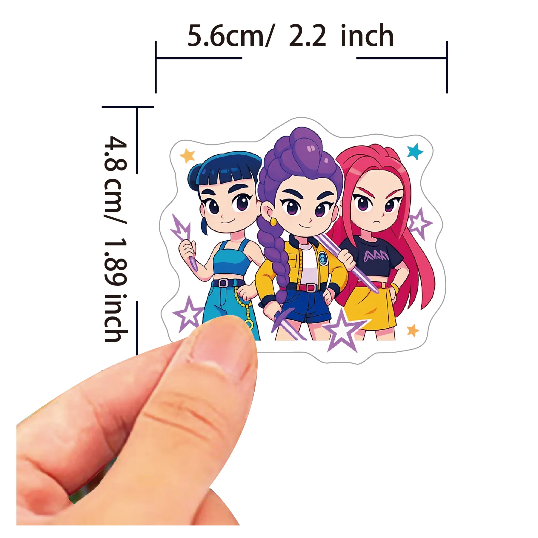 60Pcs Anime Girls Lumi Mila Zo - đánh giá và giá Skateboard