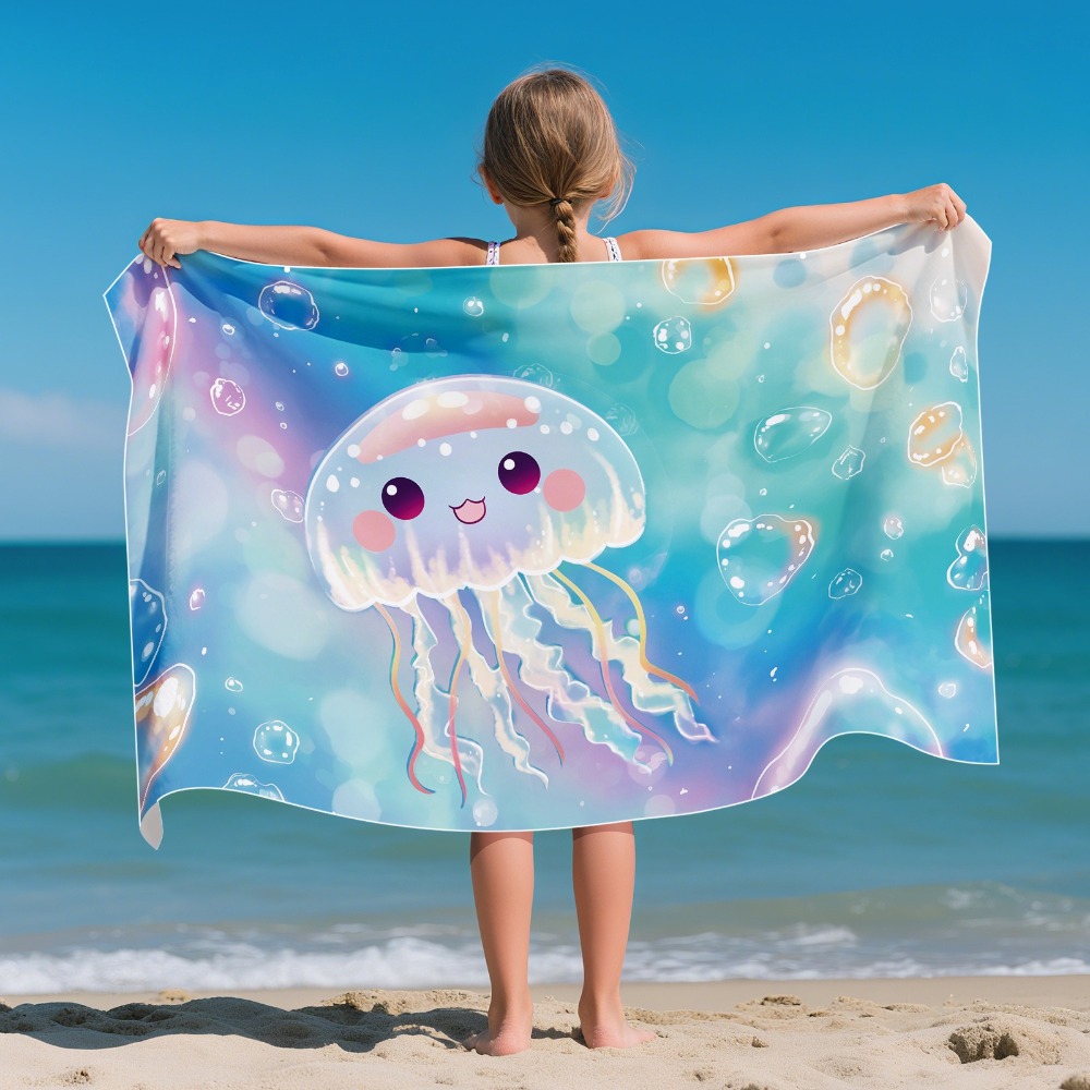 Cartoon Pattern Beach Towel Ki - đánh giá và giá Yoga Mat