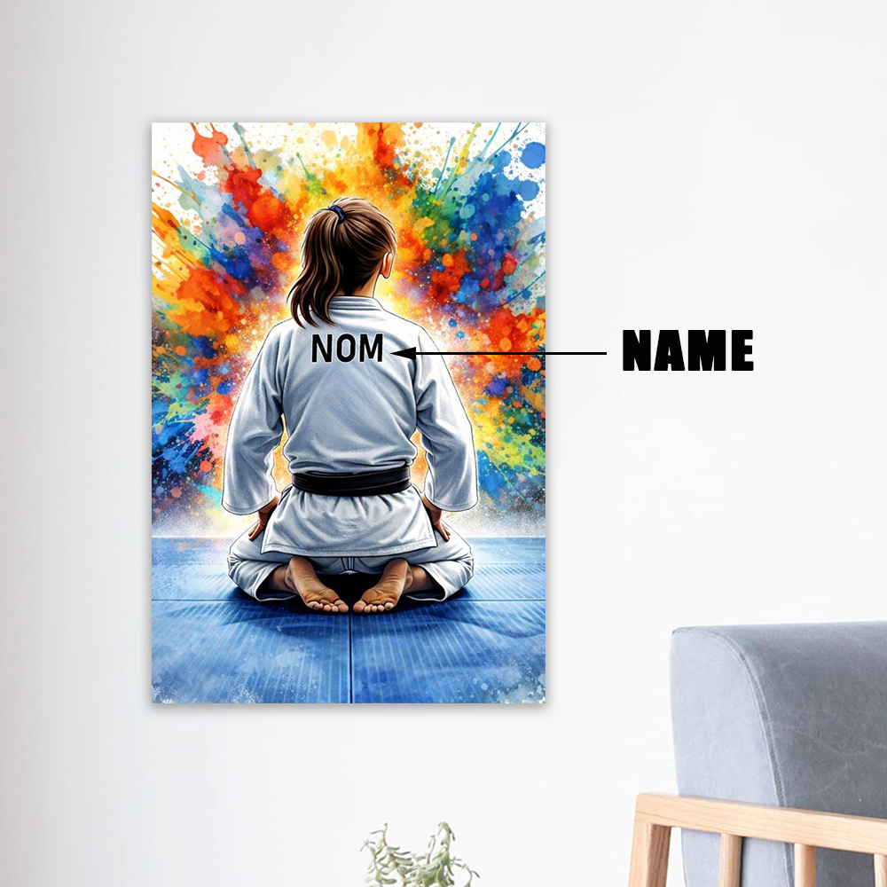 Colorful Personalized Man Judo - đánh giá và giá Sports Equipment Poster