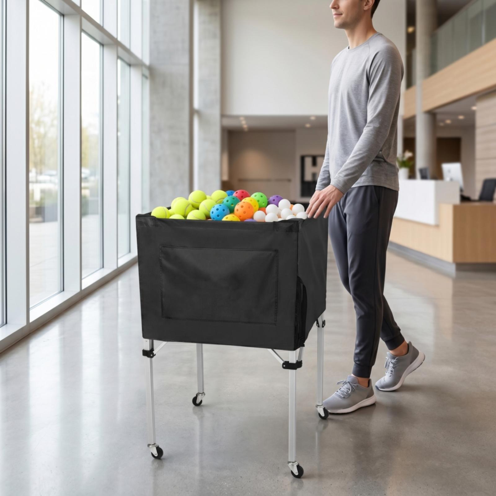 Ball Storage Cart Foldable Fol - đánh giá và giá Gym Ball