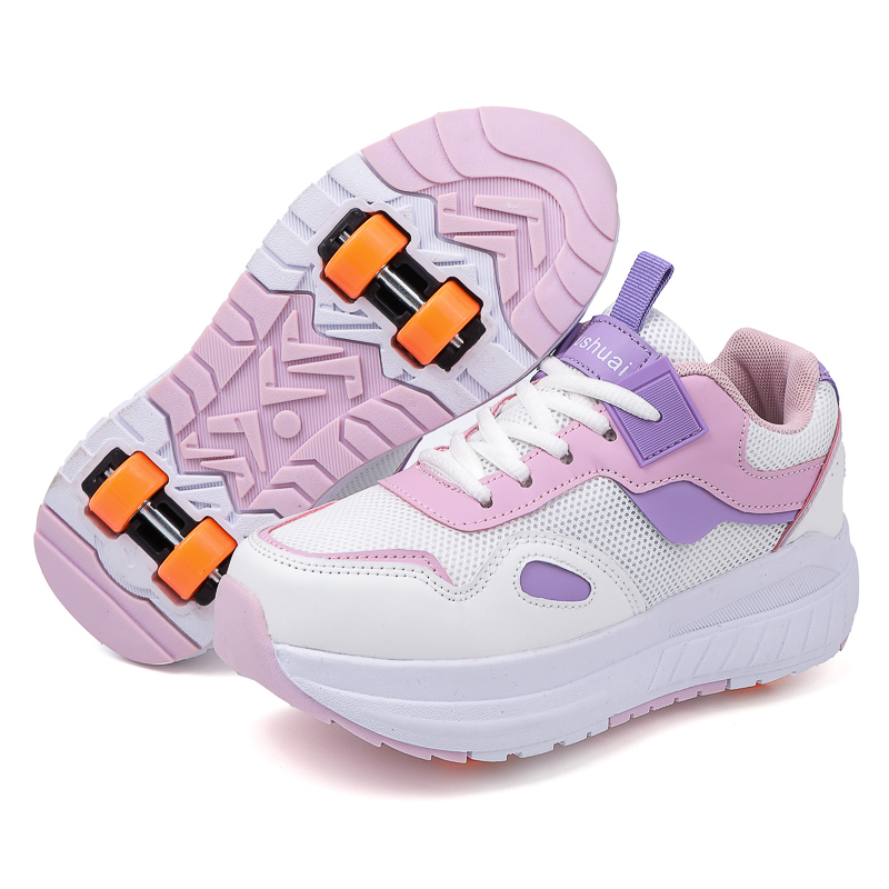 Kids Roller Skates 4 Wheels De - đánh giá và giá Skateboard