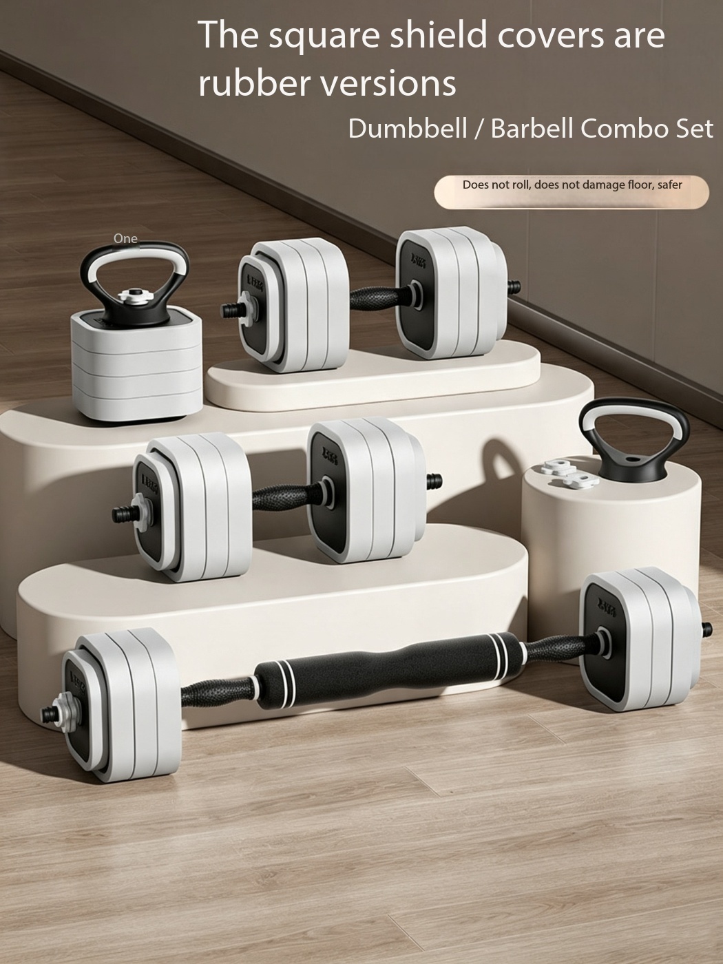 Adjustable 4 in 1 Home Gym Fit - đánh giá và giá Dumbbell Set