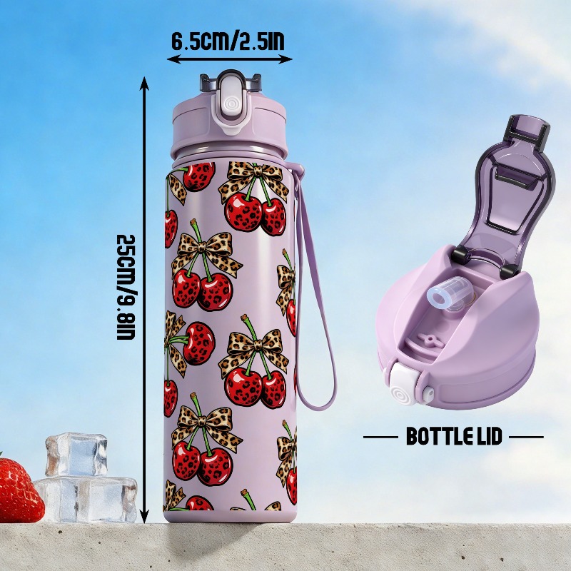 Personalized 25oz Large Cherry - đánh giá và giá Sports Water Bottle Insulated