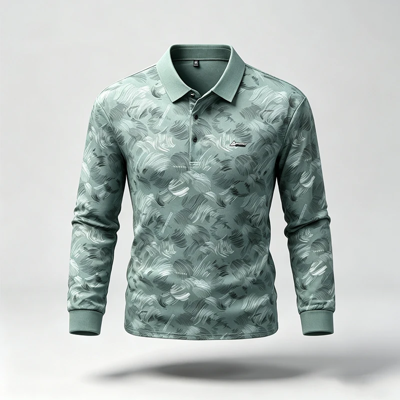 Spring Autumn Mens Lapel Polo  - đánh giá và giá Resistance Band