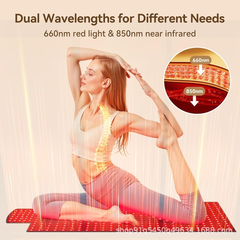 Red Infrared Light Therapy Pad - đánh giá và giá Yoga Mat